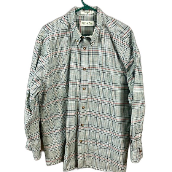 Orvis Long Sleeve Button Up Shirt - Picture 1 of 8